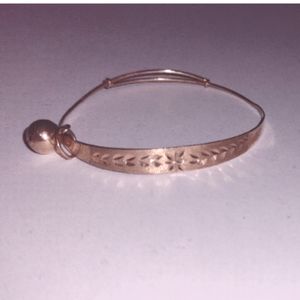 18k Gold Jingle Baby Bangle Bracelet
